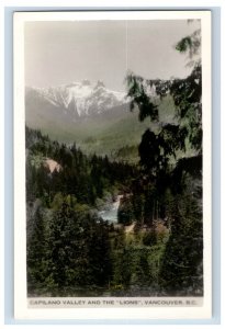 c1910 RPPC Capilano Valley Hand Tinted Postcard P128E