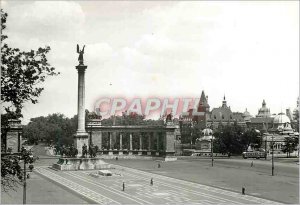 Modern Postcard Budapest millenary monument