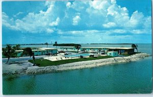 The Blue Lagoon Motel Key West Florida Postcard Posted 1969