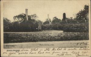 Englewood NJ Phelps Ruins c1905 Postcard