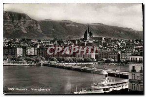 Postcard Old Geneva General view