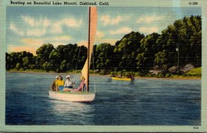 California Oakland Boating On Beautiful Lake Merrit