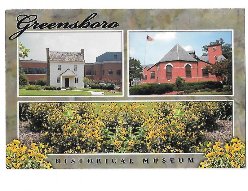 Greensboro North Carolina Historical Museum 4 by 6 card