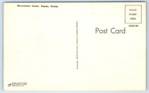 NAPLES, Florida FL ~ GOVERNMENT CENTER Collier County 1969  Postcard