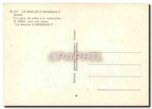 Modern Postcard Moulin Angibault Indre