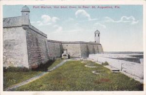 Florida St Augustine Fort Marion Hot Shot Oven In Rear