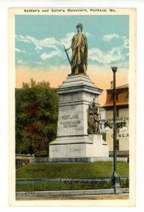 ME - Portland. Soldiers' & Sailors' Monument