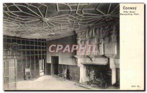 Postcard Old Conway Plas Mawr Banqueting Hall