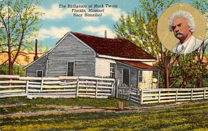 The Birthplace of Mark Twain, Florida, MO, USA, near Hannibal Unused