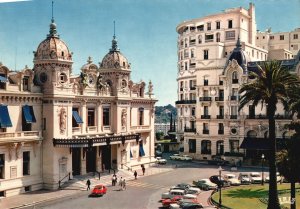Vintage Postcard Reflets De La Cote D'Azur Le Casino Et Hotel Monte Carlo Monaco