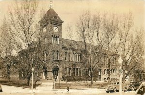 Postcard RPPC 1930s Flagstaff Arizona Courthouse Cook occupation 24-5419