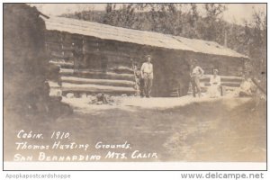 Thomas Hunting Grounds Cabin San Bernardino Mountains California Real Photo