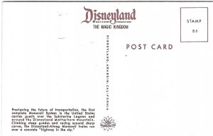 1960's Monorail System, Matterhorn, Disneyland, CA Chrome Postcard