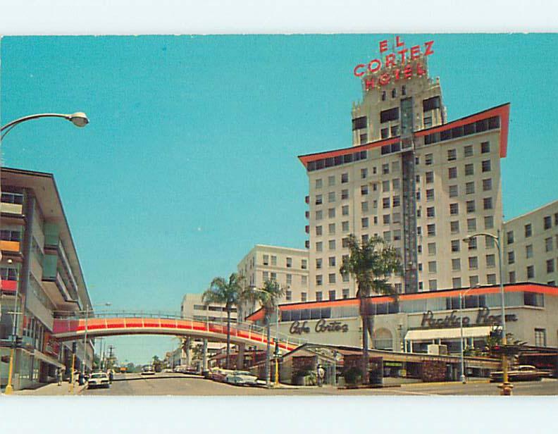 Unused Pre-1980 OLD CARS & EL CORTEZ HOTEL & RESTAURANT San Diego CA Q3952-12