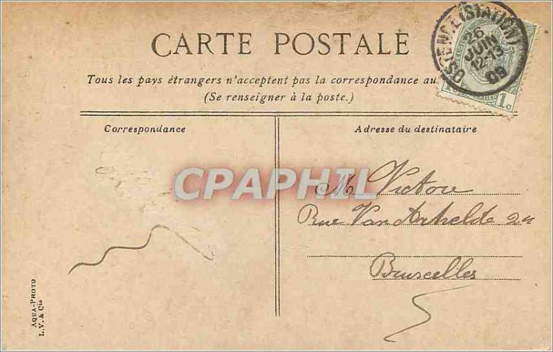 Old Postcard Nice view taken Montboron du Chateau