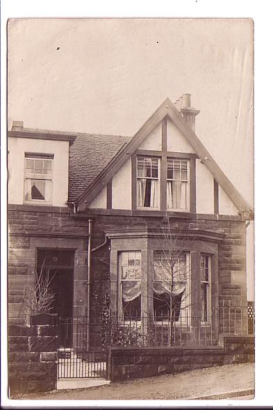 Real Photo, House, Glasgow, Scotland, Used