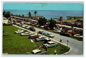 c1960s Vintage Cars Scene, Liberation Day Parade, Guam Unposted Postcard