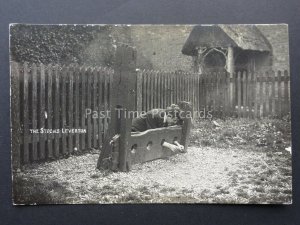 Berkshire LEVERTON The Stocks - Old RP Postcard