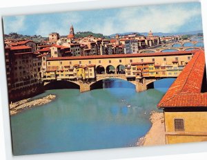 Postcard Old Bridge, Florence, Italy