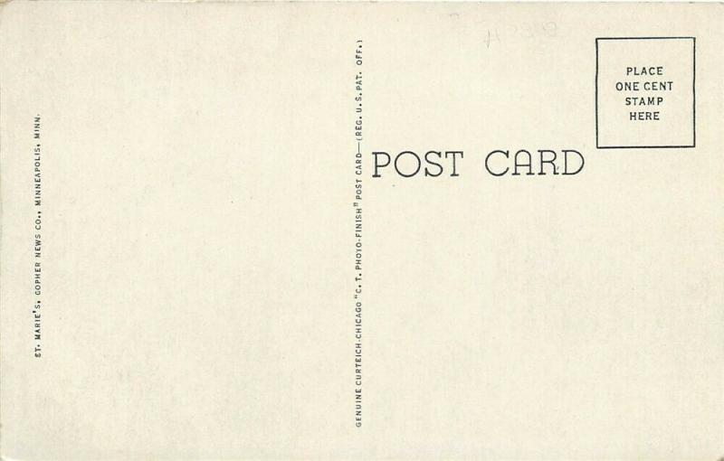 MN, Itasca State Park, Minnesota, Forest Inn, Curteich No. 6B627