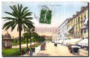 Postcard Old Nice Avenue Massena