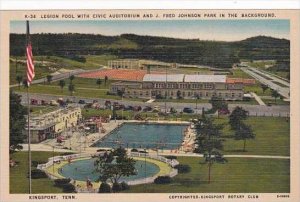 Tennessee Kingsport Legion Swimming Pool Civic Auditorium &  Fred Johnson ...