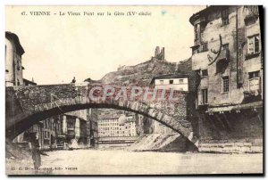 Old Postcard Paris Old Bridge on La Gere