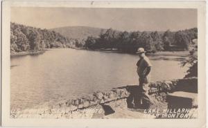 Missouri MO Postcard 1949 LAKE KILLARNEY Near IRONTON Real Photo RPPC Lookout