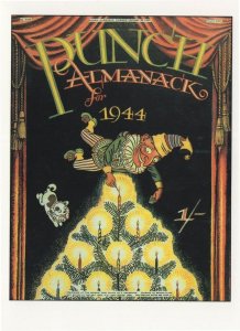 Punch WW2 Almanack 1944 Magazine  Christmas Greeting Card