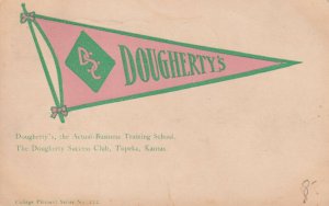 TOPEKA, Kansas, PU-1910; The Dougherty Success Club, Flag