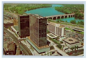 Vintage Constitution Plaza Hartford, Conn. Postcard F114E