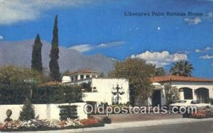 Liberace, Palm Spring, CA, USA Musician Unused 