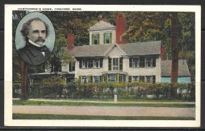 Massachusetts, Concord - Hawthorne's Home - [MA-719]