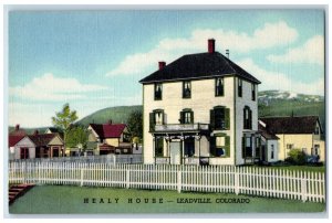 c1940 Healy House Cloud City Regional State Museum Leadville Colorado Postcard