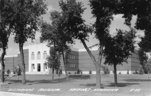 Hastings Nebraska~Historical Museum~Burl Ave~1940s Real Photo Postcard~RPPC 