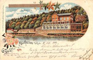 Gruss Aus Mulheim Germany Antique Postcard L2709