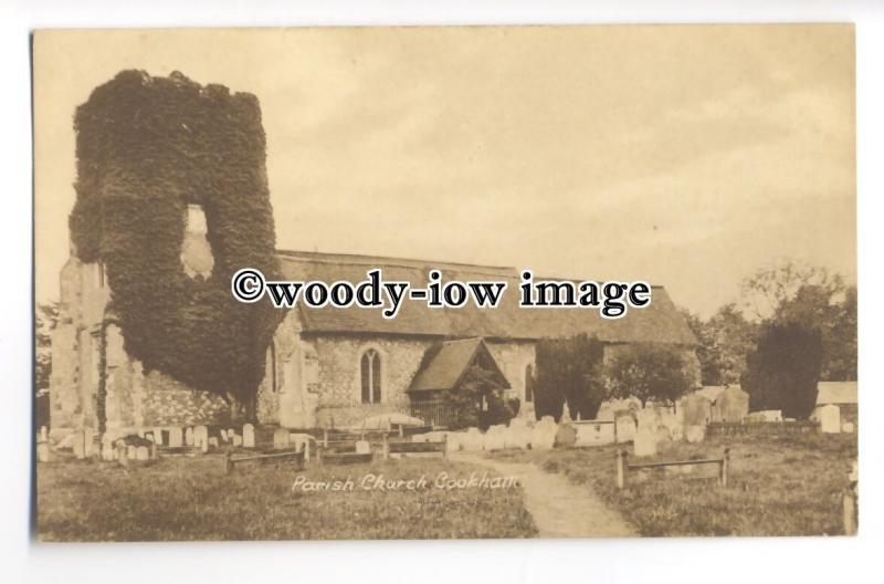 cu2501 - Holy Trinity Parish Church with Ivy Tower, in Cookham - postcard