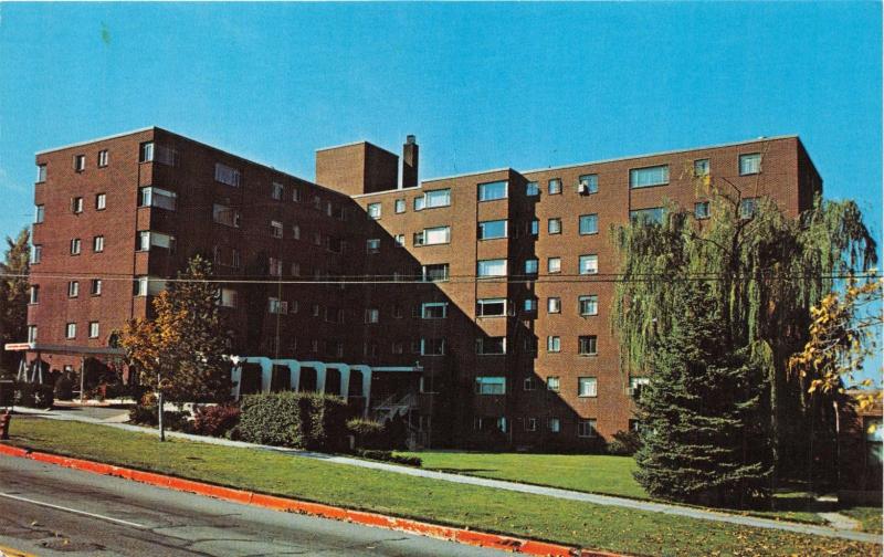 SALT LAKE CITY UTAH UNIVERSITY HEIGHTS APARTMENTS~130 SOUTH 13TH EAST POSTCARD