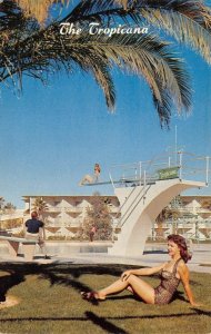 TROPICANA HOTEL Swimming Pool LAS VEGAS Bathing Beauty Nevada 1950s Vintage