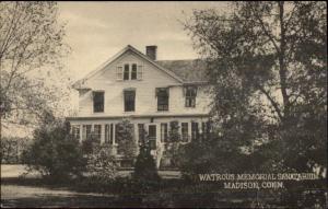 Madison CT Watrous Sanatarium Postcard