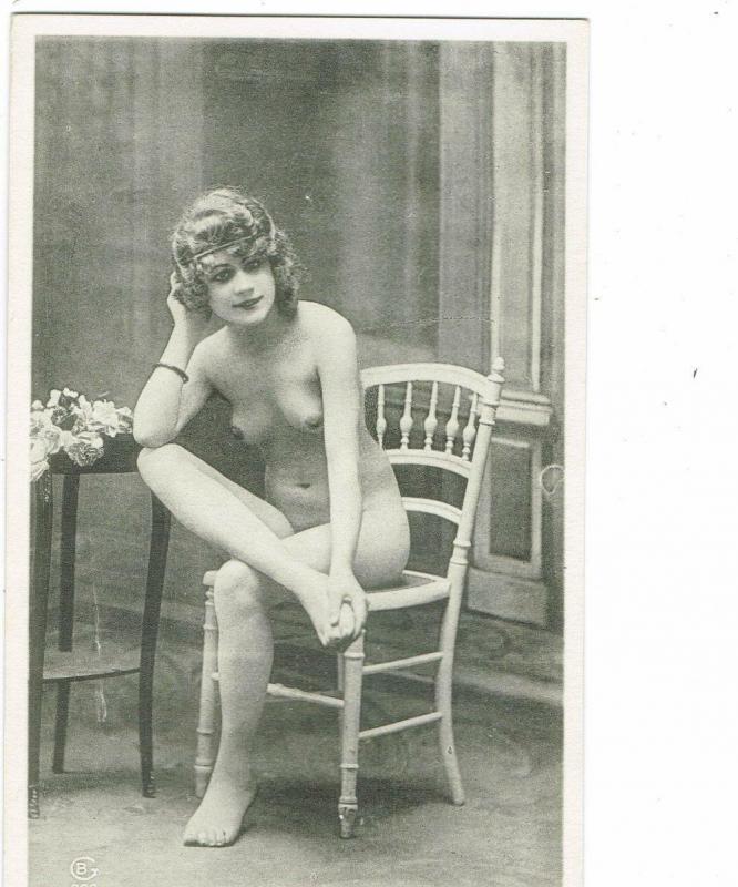 FRENCH STYLE NUDE POSTCARD ORIGINAL 1900'S