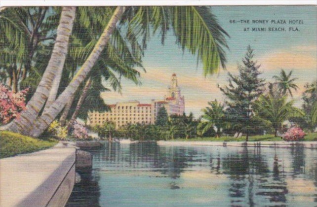 Florida Miami Beach The Roney Plaza Hotel 1938