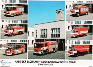 Fire Station , SOKOLOV , Czech Republic , 60-80s ; Trucks