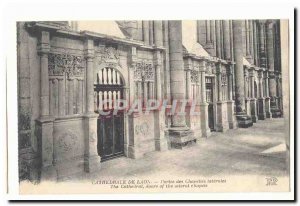 Cathedral of Laon Old Postcard Doors of lateral chapels