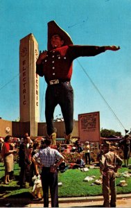 Texas Dallas Big Tex World's Tallest Cowboy 1978