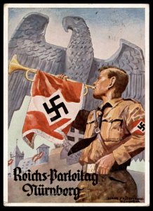 3rd Reich Germany 1935 Hoffmann Hitler Youth Reichsparteitag Propaganda Ca 93242