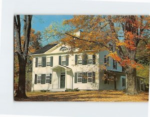 Postcard New Canaan Historical Society House, New Canaan, Connecticut