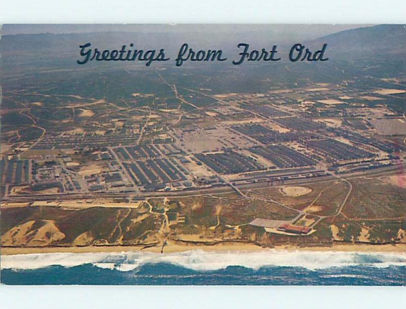 Pre-1980 AERIAL VIEW Fort Ord - Monterey & Marina & Seaside & Salinas CA A4329