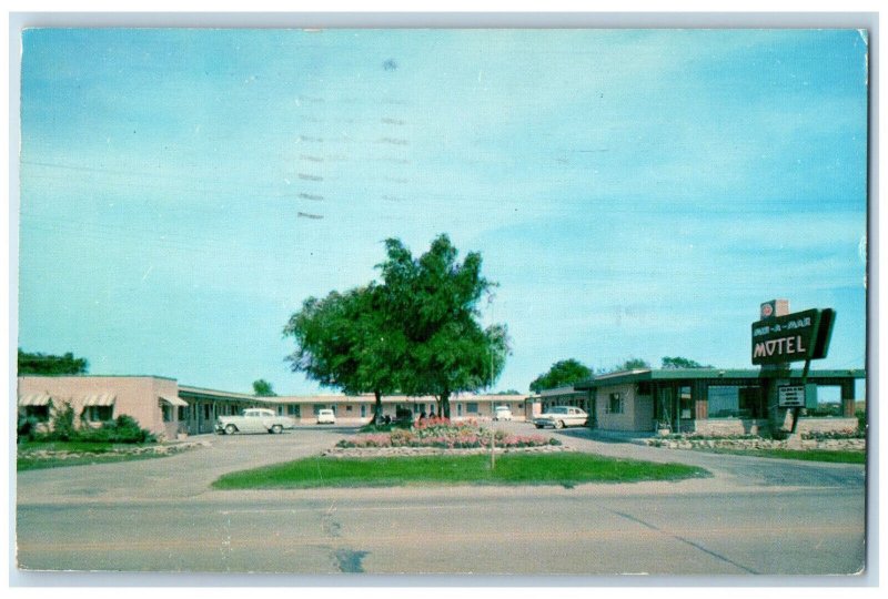 1959 Mir-A-Mar Motel Des Moines Iowa IA Vintage YorKolor Process Postcard