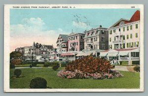 ASBURY PARK NJ THIRD AVENUE ANTIQUE POSTCARD